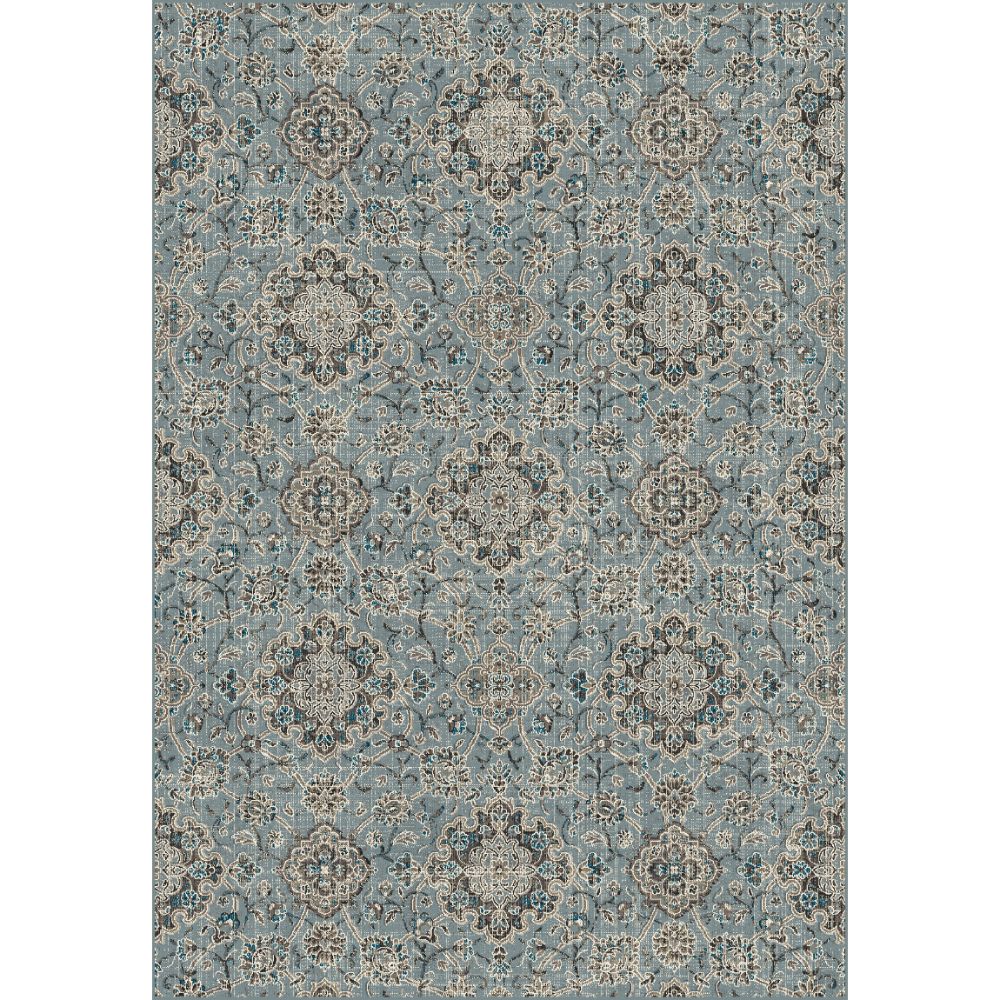 Dynamic Rugs  89665-4929 Regal 7 Ft. 10 In. X 11 Ft. 2 In. Rectangle Rug in Blue/Taupe